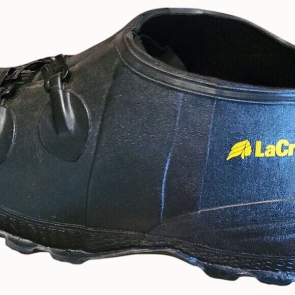 LaCrosse Men\'s Black Rubber Rain or Snow Over the Boot or Shoe Covers Size 9 main image 6